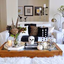 Find the best halloween decorations for your home or yard. Simple Halloween Coffee Table Decoration Halloween Living Room Halloween Room Decor Decor