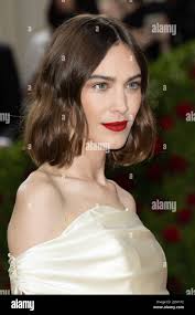 Alexa Chung attends The 2022 Met Gala Celebrating "In America: An Anthology  of Fashion" at The Metropolitan Museum of Art