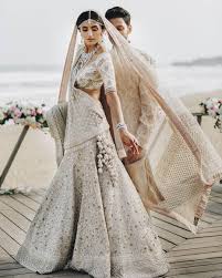 Outfit via falguni shane peacock ★ 4.9. Indian Brides Who Rocked White Lehengas On Their Wedding Wedding Trends Updates