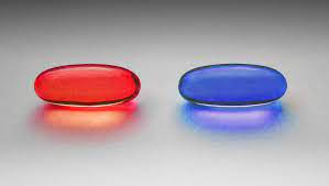 The most common blue capsule material is metal. Red Pill And Blue Pill Wikipedia