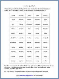 Free Spelling Worksheets For Fun Spelling Practice