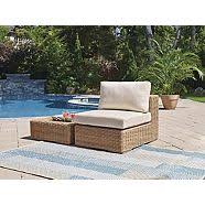 Sit on comfortable outdoor seating while enjoying the backyard. Canvas Bala Patio Lounger Canadian Tire