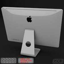 Apple Imac 27 3d Models Imac 3d Model Model