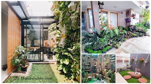 Pinterest.com ilustrasi keunikan rumah pak rahim curi perhatian ramai rencana ini dipetik dari website berikut : Kumpulan Contoh Gambar Taman Aesthetic Yang Bisa Dicontoh Homeshabby Com Design Home Plans Home Decorating And Interior Design