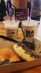 Regular Cappucino Regular Hazelnut Latte And Doughnuts Nakoa Coffee Malang Makanan Fotografi Makanan Makanan Minuman