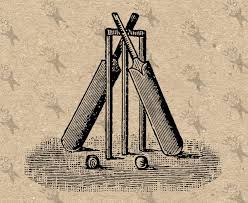 Vintage Cricket Bat Ball Black And White Image Instant Etsy Cricket Bat Cricket Wallpapers Cricket Sport