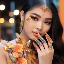 Japanese white translucent nail sticker/ultra-thin flower nail sticker/3D daisy  nail sticker decoration