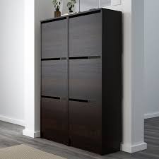 Bissa Scarpiera A 3 Scomparti Nero Marrone 49x135 Cm Ikea It Shoe Cabinet Shoe Storage Cabinet Ikea Shoe Cabinet