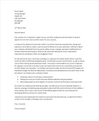 A cover letter for your cv, or covering note is an introductory message that accompanies your cv when applying for a job. Free 22 Sample Cover Letter Templates In Pdf Ms Word