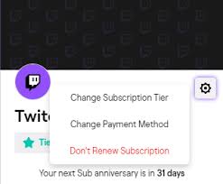 Check spelling or type a new query. Cancelling Subscriptions On Twitch