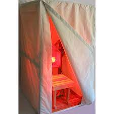 I've added a diy sauna course now, that shows you how to do this step by step. Infrared Light Sauna Therapy Tent