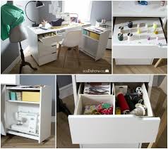 Make this craft room work table with file cabinets with this tutorial from ' in my own style '. Craft Tables You Can Buy Instead Of Diy Infarrantly Creative