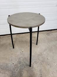 Shop for modern round coffee tables at cb2. 17 Round Table With Gray Top Metropolitan Furniture Corporation