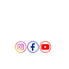 Instagram, Facebook, YouTube logo