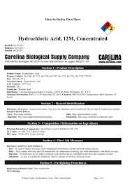Hydrochloric Acid 12m Concentrated