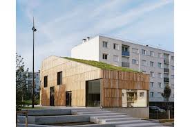 Centre Socioculturel Christian Marin I Limeil Brevannes I Passivhaus Biosource Niveau 3 Par Guill Architecture Projet Architecture Architecture Commerciale