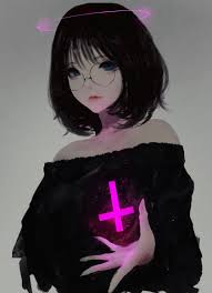 , black women anime girls wallpapers hd desktop and mobile 1920×1080. Download 840x1160 Wallpaper Anime Girl Original Character Black Dress Glasses Iphone 4 Iphone 4s Ipod Touch 840x1160 Hd Image Background 2307