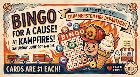 Charity Bingo! Support the Dummerston Fire Department