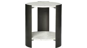 Beret Marble 2 Tier Side Table Reviews Cb2 In 2020 Side Table Side Table Design Furniture Side Tables