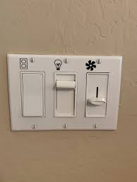 Outlet Labels Light Switch Stickers Outlet Fan Light Outlet Etsy Light Switch Sticker Light Switch Fan Light