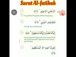 Surat Al Fatihah Dan Artinya Surat