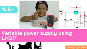 A very straightforward circuit design for the proposed 100 amp variable voltage power supply can be witnessed in the following diagram. My First Variable Power Supply Using Lm317 Eleccircuit