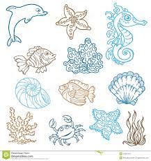 Marine Life Doodles Marine Life Drawings How To Draw Hands