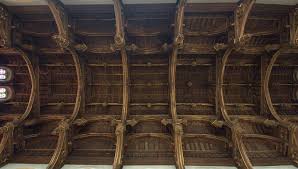 Hampton Court Palace Ceiling Of The Great Hall England S Last And Greatest Medieval Hall Charpente Plafond Voute