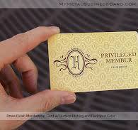 Metal Membership Cards