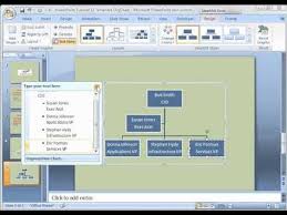 Powerpoint 2007 Tutorial 12 Create Organization Chart With