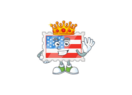 Download Independence Day Stamp Cartoon Style PSD Mockup Templates