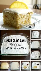 These Cakes Are Probably The Good In The World Lemon Crazy Cake No Eggs Milk Or Butter In 2020 Crazy Cakes Delicious Cake Recipes Crazy Cake Recipes