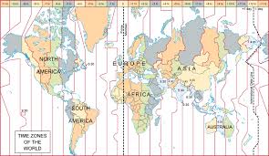 World Time Zones Map Time Zone Map World Time Zones World Geography