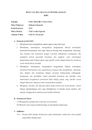 Pdf Rencana Pelaksanaan Pembelajaran Rpp Teks Cerita Sejarah Iga Noor Khayati Academia Edu