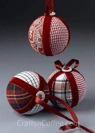 Diy Christmas Ornaments For A Personalized Tree Decor Fabric Christmas Ornaments Diy Christmas Tree Ornaments Christmas Ornaments