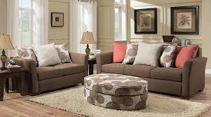 Brown Textured Fabric Modern Style Sofa Loveseat All Nations Furniture Find great deals on ebay for leather couch and loveseat.
