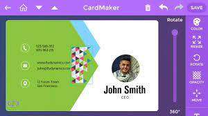 Business card maker solves all of your needs when it comes to business cards and badges. Business Card Maker App How To Edit Business Card Template Youtube