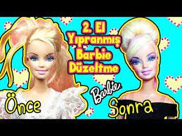 Yipranmis Barbie Sac Bakimi Ve Kiyafet Giydirme Ikinci El Barbie Donusumu Oyuncak Yap Youtube Barbie Kendin Yap Sac Oyuncak Bebek Saci