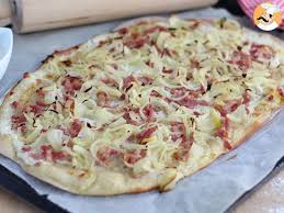 Flammekueche Tarte Flambee Alsacienne Recette Ptitchef Recipe Easy Cooking Food Recipes