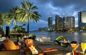 Here are only the best miami desktop wallpapers. Wallpaper The City Palm Trees The Ocean Bay Cafe Usa Miami Tables Fl Miami Images For Desktop Section Gorod Download