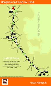 Find out more with this detailed interactive online map of karnataka provided by google maps. Bangalore To Hampi Hampi Route Map Bangalore