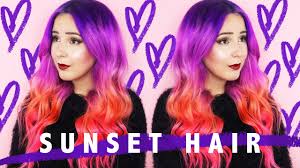 See more about hair, red and red hair. How To Sunset Ombre Hair By Tashaleelyn Youtube
