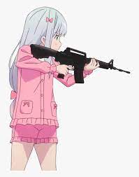 The genre is broken down into two subcategories; Anime Girl With Gun Meme Hd Png Download Transparent Png Image Pngitem
