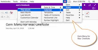 Office Onenote Gem Addins Office Onenote Gem Add Ins In 2020 Notes Project Custom Calendar Ads