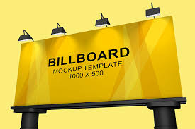The website includes outdoor advertising of different sizes and shapes. Billboard Banner Mockup Graphic By Patternhousepk Creative Fabrica