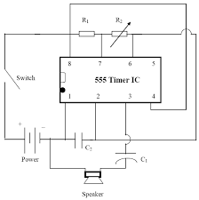 Referring to the timing diagram in figure 3, a low voltage pulse applied to the trigger input (pin 2) causes the output voltage at pin 3 to go from low to high. Schematic Of The Original Bat Chaser Ultrasonic Generator Built Around Download Scientific Diagram