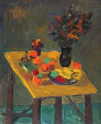 Still Life with Fruit and Flowers by William Goodridge Roberts