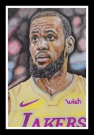 Yeah so I found an old terrible pen drawing I did of LeBron