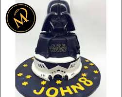 Wer hat dazu eine idee??? 2 Stockige Star Wars Motivtorte Einfach Backen Marcel Paa