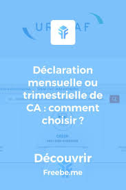 Par la suite, vous devrez effectuer vos sachez qu'en plus de cette déclaration de chiffre d'affaires obligatoire mensuelle ou trimestrielle, vous devez. Epingle Sur Entreprendre Creation Et Gestion